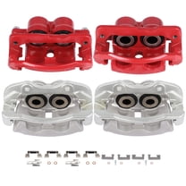 ECCPP 18-B4728 18-B4765 Front/Rear Right Left Red Brake Caliper Assembly fit For Cadillac Escalade/ESV/EXT For Chevrolet Avalanche 1500/Silverado 1500 Classic/Suburban 1500/Tahoe For GMC 2002-2007