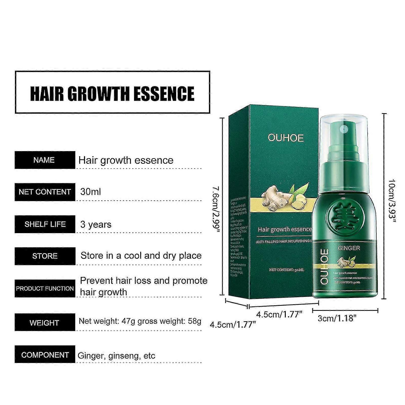 Kortin Red Ginseng Hair Regeneration Spray – 2er Pack, Mit Ingwer-Extrakt, Gegen Haarausfall