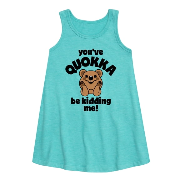 Instant Message - Youve Quokka Be Kidding Me - Toddler & Youth Girls A-line Dress