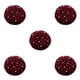 thumbnail image 2 of Qarigey Boina Tejido satinado Diseño de moda casual Sombrero Beanie Gorras vino rojo vino rojo 5Conjunto, 2 of 6