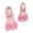 Pink, variant on Enchanting Butterfly Ballet Shoes for Girls Ballerina Flats for Kids Dance - Soft Satin, Split Sole Purple 2-2.5 Years