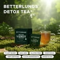 thumbnail image 2 of Betterbrand Mullein Tea Bags for Lung Detox - Respiratory Support with Thyme, Elderberry, Ginseng, Ginger, Caffeine Free Herbal Blend - 15 Tea Bags (Pack of 1 ), 2 of 9