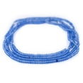 thumbnail image 3 of The Bead Chest Sky Blue Matte Glass Seed Beads (4mm) - 24 inch Strand of Quality Glass Beads, 3 of 4