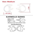 thumbnail image 4 of 4 Pares de Tapones para Los Oí de Silicona Tapones para Los Oí de de Repuesto Pequeños es de Radio Tapones para Los Oí Izquierdo Sunnimix Walkie Talkie Ear Muds, 4 of 8