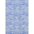 thumbnail image 2 of Addison Rugs Mayfield Washable Coastal Shells Blue Rectangle Rug, 8' x 10', 2 of 6