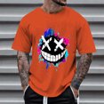 thumbnail image 3 of T Shirts for Men 2026 Summer Casual Short Sleeve Crewneck Ghost Face Graphic Tees Streetwear, 3 of 5
