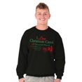thumbnail image 5 of Funny Christmas Carol Dating Player Men's Crewneck Sweatshirt Brisco Brands S, 5 of 6
