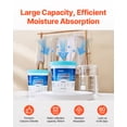 thumbnail image 2 of VEVOR Moisture Absorber Bucket,2 Packs 16.2 oz Hi-Capacity Moisture Absorber Bucket with 800ml Storage Area & Reusable Outer Bucket for Long-Term Use,Fragrance Free Moisture Absorber for Fresher Air, 2 of 9