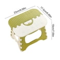 thumbnail image 3 of FAJHHA Step Stool, Portable Folding Step Stool, Space Saving Small Stool for Home, Office & Outdoor Camping, Compact Plastic Foldable Stool, Lightweight Carry Stool, Green, 3 of 7