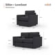 thumbnail image 2 of Set 2 piezas Adapti Sillón Seccional Modular + Love Seat Gris Carbón, 2 of 9