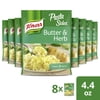 Knorr Pasta Sides Butter & Herb Fettuccine, Cooks in 7 Minutes, 4.4 oz, 8 Count
