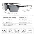 thumbnail image 7 of Active Women's Foldable Color-Changing UV-Protect Outdoor Sports Running Sunglasses- Black, 7 of 7