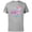 Athletic Heather, variant on Star Wars Princess Leia Galaxy's Best Mom Ombre - Short Sleeve Cotton T-Shirt for Adults - Customized-Athletic Heather