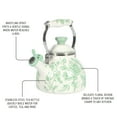 thumbnail image 5 of The Pioneer Woman Agatha Enamel on Steel 2.0-Quart Whistling Tea Kettle Pot, Green, 5 of 24