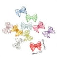 thumbnail image 3 of 20Pieces Fun Clear Bowknot Shape Acrylic Beads Jewelry Making Part Decorative Beads for Creating Jewelry and Accessories, 3 of 8