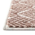 thumbnail image 6 of Unique Loom Eco Trellis Collection Area Rug - Osage (2' x 8' Runner Dusty Rose/Ivory), 6 of 7