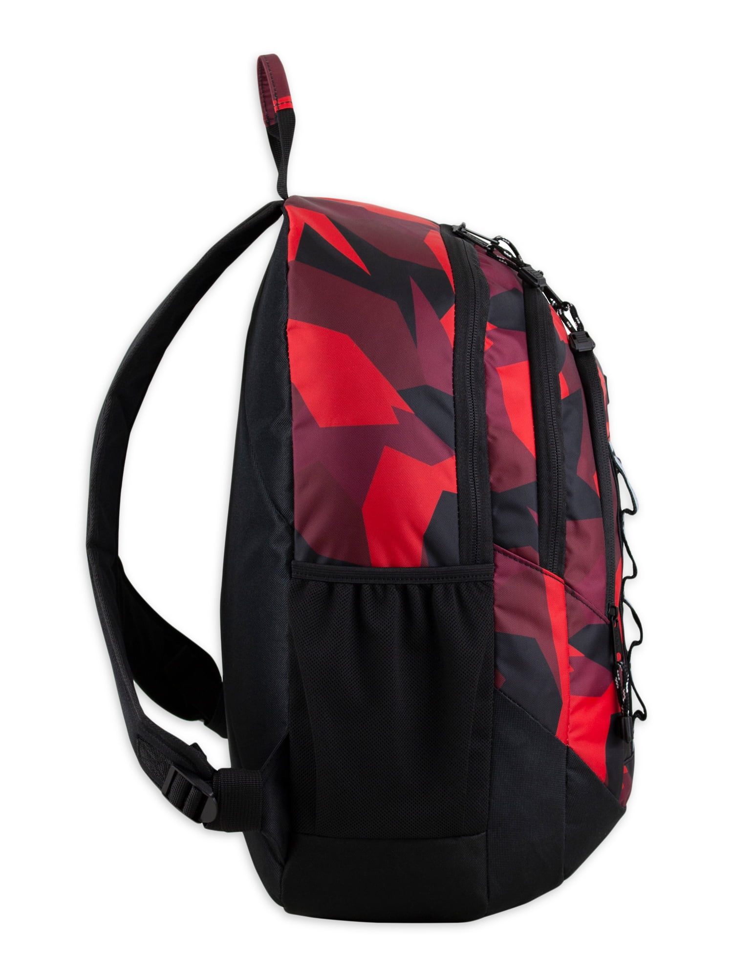 Eastsport Unisex Pinnacle Sport 19" Laptop Backpack, Red Jagged Shapes Print