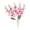 Pink, variant on Pink 5 Branches Artificial Gladiolus Stems Faux Flowers For Home Wedding Party Decoration Indoor Outdoor