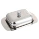 thumbnail image 1 of Luxious Stainless Steel Butter Dish Box Container Shiny Cheese Server Storage Keeper Tray with Easy to Hold Lid, 1 of 5