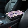 thumbnail image 4 of 1pc Center Console Armrest Cover Pad 12.6x7.5 inch Flower with Hummingbird Neoprene Car Armrest Cushion Waterproof Armrests Seat Box Cover Protector for Universal Cars Vehicles SUVs DIYDIY, 4 of 9