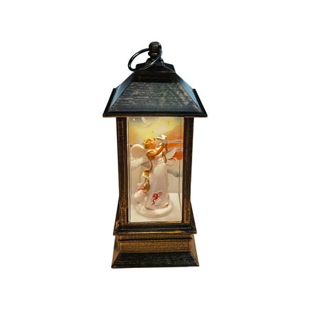 

Hanyhapt Desktop Ornamentdecoration Small Christmas Layout Desktop Wind Scene Interior Home Decor (White)
