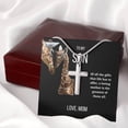 thumbnail image 4 of To My Son - Of All The Gifts - Artisan Cross Necklace, Birthday Gift from Mom, 4 of 7