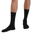thumbnail image 3 of Bamboo basics Calcetines unisex, paquete de 12 - BEAU Anklet Socks, calcetines cortos, color liso Negro 41-46, 3 of 3