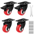 thumbnail image 1 of Juego de ruedas Castrek Heavy Duty de 2 pulgadas con frenos de carga de 500 kg, 1 of 8