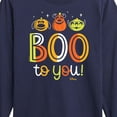 thumbnail image 3 of Disney Pixar - Boo To You - Toddler & Youth Long Sleeve Graphic T-Shirt, 3 of 5