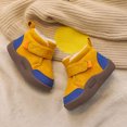 thumbnail image 6 of Mwjwdo Boys' Snow Boots Winter Baby Footwear Soft Soled Casual Shoes Thick Short Tube Toddler Outdoor Footwear Non-Slip Comfortable Shoes Yellow 17, 6 of 7