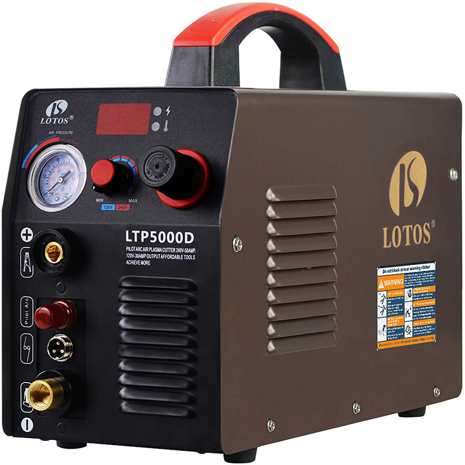 Photo 1 of Lotos Pilot Arc Dual Voltage 50 Amp Plasma Cutter 110V/220V LTP5000D