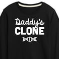 thumbnail image 3 of Instant Message - Daddy's Clone - Toddler & Youth Long Sleeve Graphic T-Shirt, 3 of 6