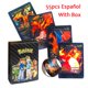 thumbnail image 1 of Cartas de Pokémon en inglés, español, francés, alemán, dorado, colorido, Vmax, GX, EX V, Pikachu, Charizard, Colección rara, regalos de batalla, Juguetes, 1 of 3