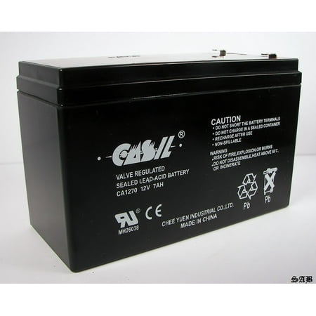 1 PACK 12V 7AH CA1270 FIRST ALERT ADT ALARM BATTERY, Authentic Genuine Casil SLA Battery By Casil From USA