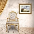 thumbnail image 3 of Jan Kobell II 24x20 Gold Ornate Framed and Double Matted Museum Art Print Titled - Oxen in the Meadow (1806), 3 of 4