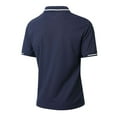 thumbnail image 5 of Men's Polo Shirts Slim Fit Button Up Collared Short Sleeve Tee Breathable Stretchable Comfortable Casual Summer Mens T-Shirts Navy L, 5 of 8