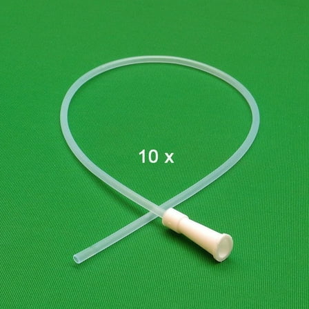 SoulGenie - Enema Supplies - PVC Colon Tips - Set of 10 (Size 12FR)