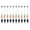 Black, variant on 10Pcs Multicolor Ballpoint Pen 4 Color in 1 Beadable Pen Retractable Multicolor Ballpoint Pen Stocking Fillers Supplies