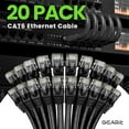 thumbnail image 2 of Cable Ethernet GEARit Cat 6 Paquete de 20 Unidades 1.8 m RJ45 10 Gbps, 2 of 9