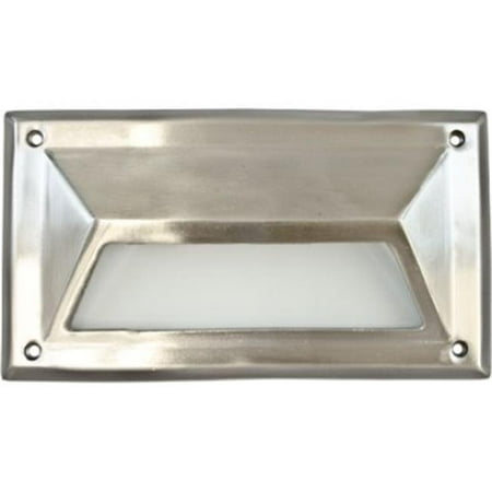 

Dabmar Lighting DSL1092-SS 12W & 120-277V 60 LEDs G24 Hooded Step Light - Stainless Steel