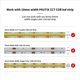 thumbnail image 4 of 2Conjunto Conectores de 10 mm para CCT Tunable COB LED Strip Light Kit de ConexióN de ExtensióN de Terminal Sin Soldadura de 3 Pines, 4 of 5