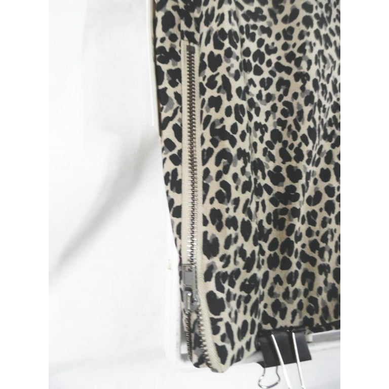 A New Day Women's Animal Leopard Print High-Rise Skinny Ankle Length Pants 8  R 