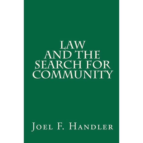 Law and the Search for Community (Paperback)