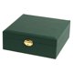 thumbnail image 1 of Organizador de joyas con múltiples compartimentos, grande, para anillos y collares. verde oscuro B, 1 of 8