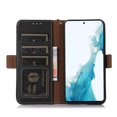thumbnail image 4 of KAIYANG TJ Stand Shell para Samsung Galaxy M54 5G/F54 5G Funda de cuero genuino de vaca Funda tipo billetera para teléfono Estilo A Samsung Galaxy F54 5G Negro, 4 of 5