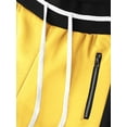 thumbnail image 3 of Hat and Beyond Mens Premium Two Tone Side Stripe Track Pants Slim Fit Stretch, 3 of 6