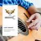thumbnail image 4 of unbranded 2Ud Botones De Correa Para Guitarra Acústica Con Cierre Antideslizante Dorado, 4 of 8