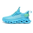 thumbnail image 4 of GSLMOLN Outdoor Breathable Mesh Knited Jogging Athletic Running Shoes Sky Blue size 11, 4 of 6