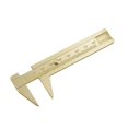 thumbnail image 1 of Portable Retro Brass Vernier Caliper 0-80mm Sliding Measuring Gauge Pocket Size Ruler Tool, 1 of 7