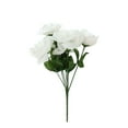thumbnail image 2 of Efavormart 84 Artificial Open Roses for DIY Wedding Bouquets Centerpieces Arrangements Party Home Wholesale Supplies - White, 2 of 10